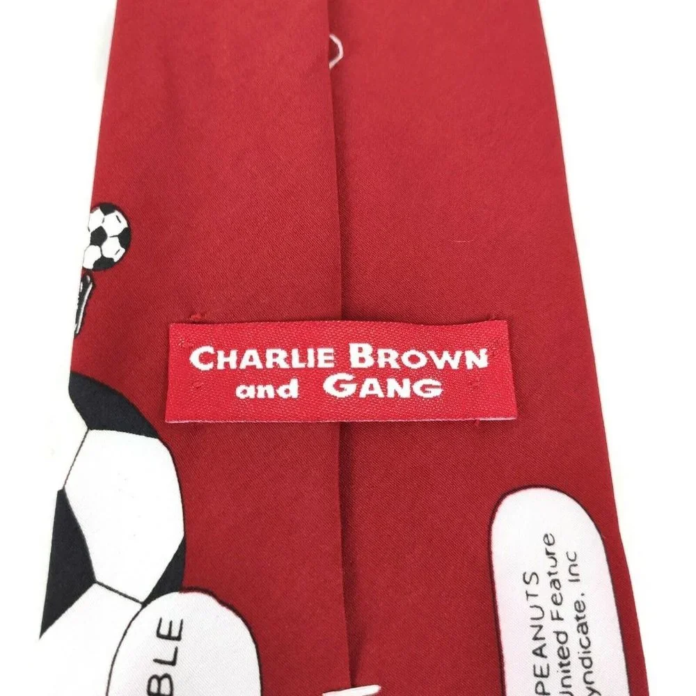 Peanuts Red Snoopy‎ Most Valuable Player Sports Tie